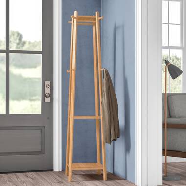 Small standing 2025 coat rack